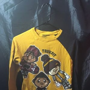 boys truckfit 3/4 sleeve top size M